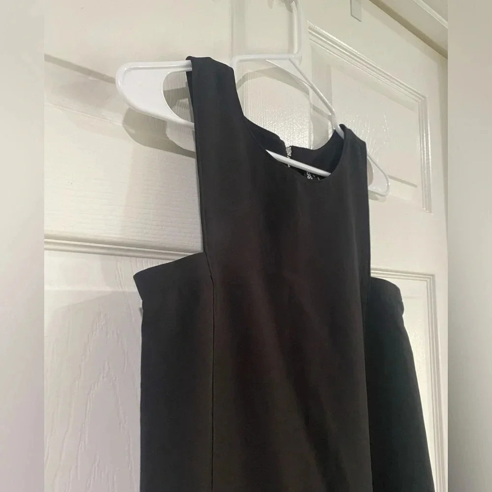 Yoana Baraschi Black Dress Sleeveless Stretchy Cocktail Designer Luxury Small - Picture 4 of 16